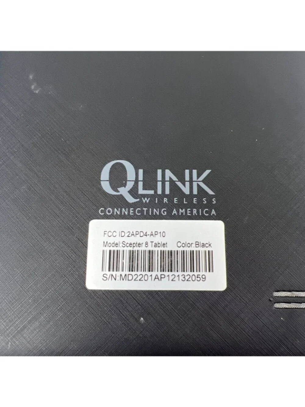 Qlink Scepter 8 Tablet Android 12 2GB RAM 16GB Storage Cracked Screen